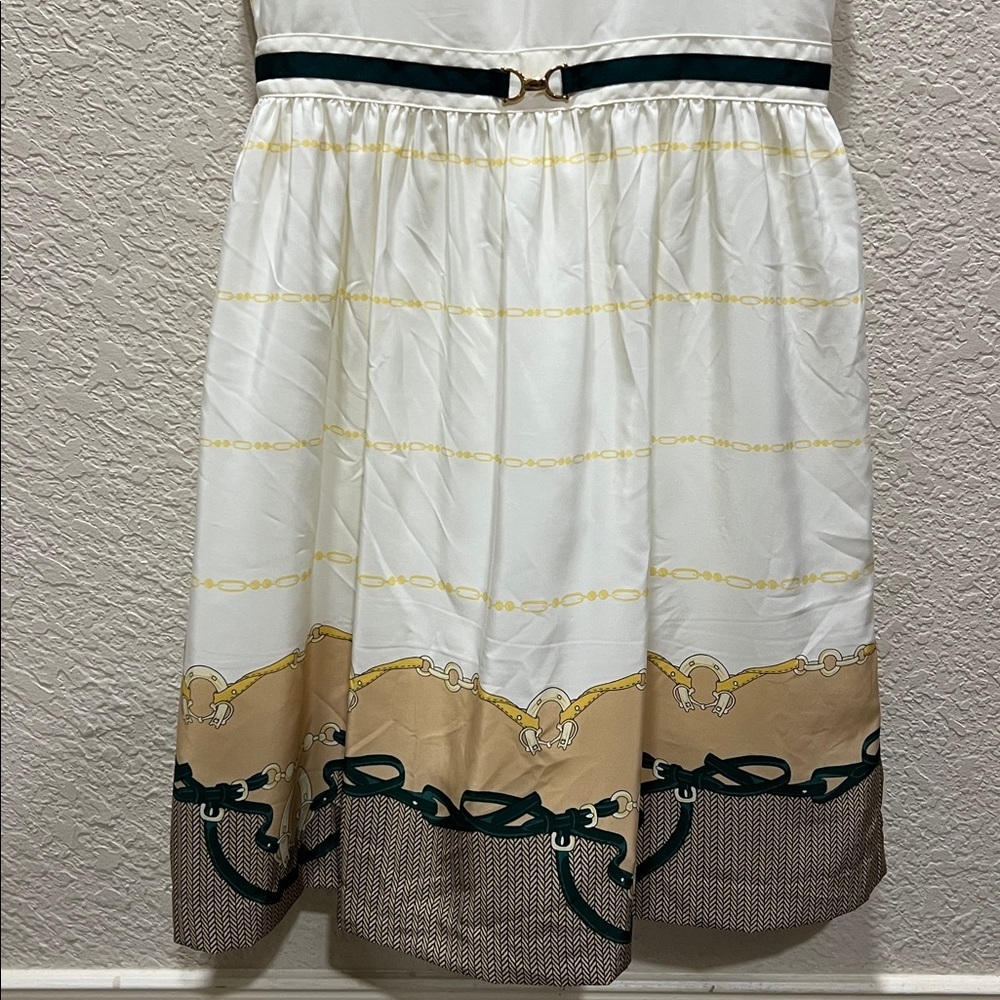 Janie and Jack Bridle Scarf Border Dress from Countryside Ride 2016 size 8 - Picture 3 of 12